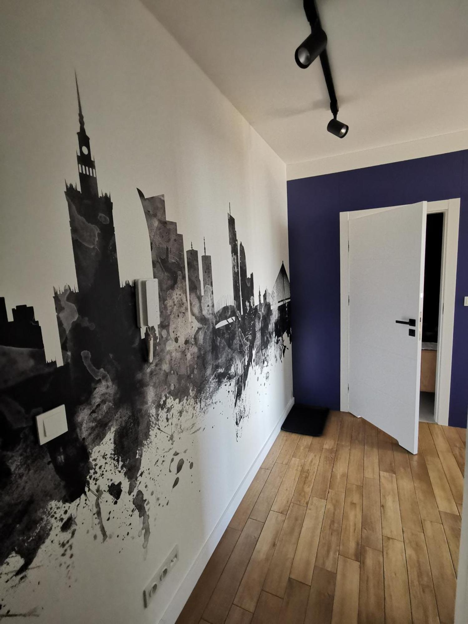 Wola Blue Modern Apartment Varsóvia Exterior foto